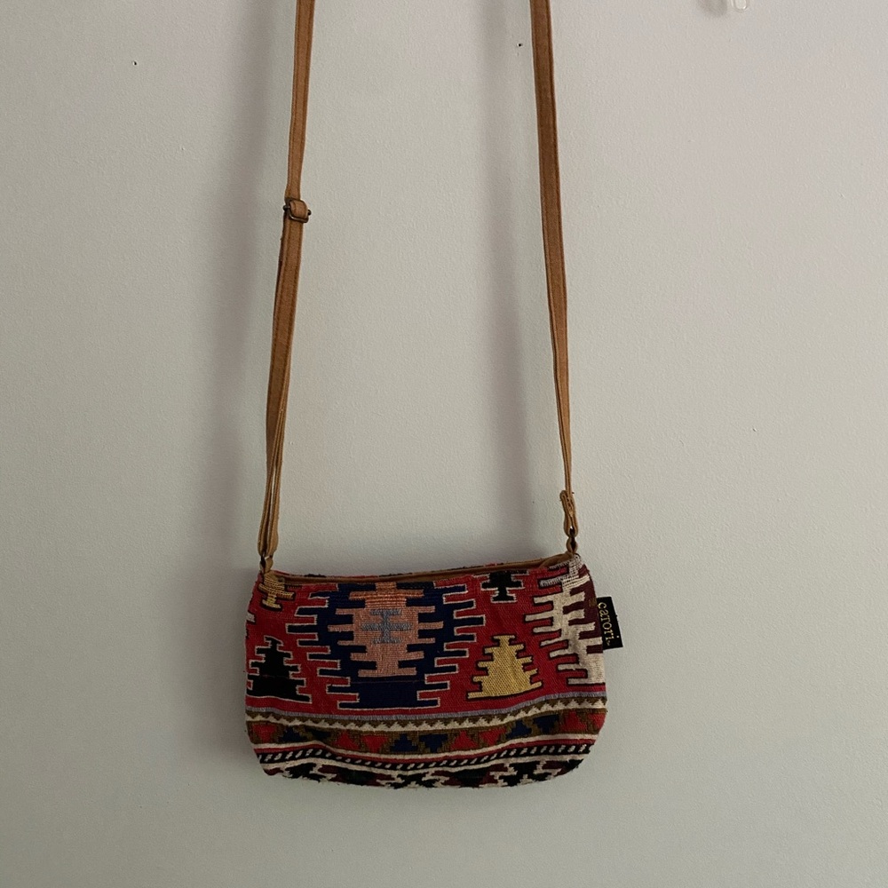 Aztec print bag